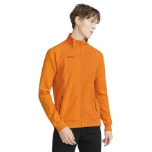Craft Core Soul Full Zip Training Jacket (Front Zip, Soft Material) orange Men's