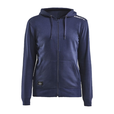 Craft Hoodie Community FZ Hoodie (Front Zipper, sporty fit) navy blue Women