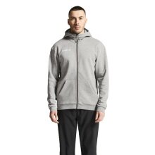 Craft Hooded Sweatshirt Community 2.0 Logo Full Zip Hoodie (Cotton/Polyester) Grey Men