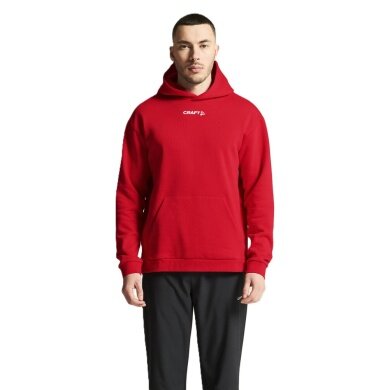 Craft Hoodie Community 2.0 Logo (athletic fit) red men