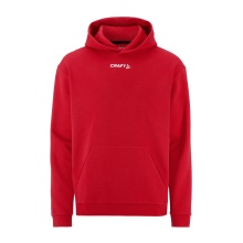 Craft Hoodie Community 2.0 Logo (athletic fit) red men