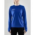 Craft Sport Long Sleeve Shirt Evolve Crew Neck - made of stretch material - cobalt blue Women