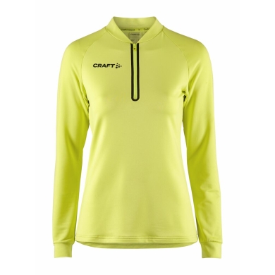 Craft Sport Long Sleeve Shirt Extend Halfzip (high freedom of movement, comfortable fit) yellow Women