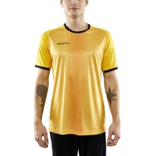 Craft Sport T-shirt (Jersey) Progress 2.0 Graphic Jersey - light, functional and stretch material - yellow/black Men