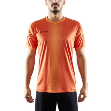 Craft Sport T-shirt (Jersey) Progress 2.0 Graphic Jersey - lightweight, functional and stretch material - orange/black Men