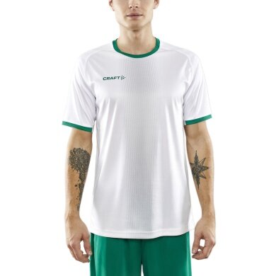 Craft Sport T-shirt (Jersey) Progress 2.0 Graphic Jersey - light, functional and stretch material - white/green Men