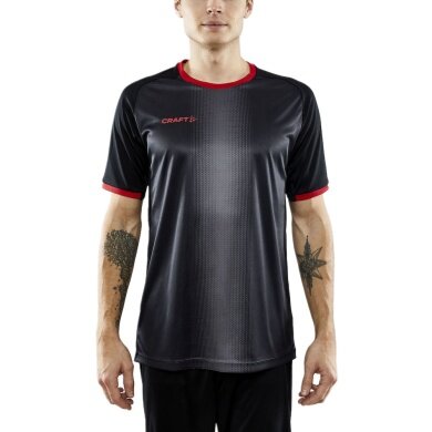 Craft Sport T-shirt (Jersey) Progress 2.0 Graphic Jersey - lightweight, functional and stretch material - black/red Men