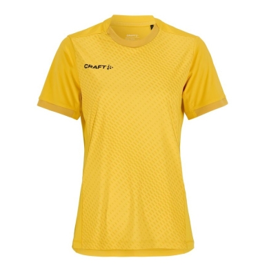 Craft Sport-Shirt Evolve 2.0 Graphic Jersey (durable, lightweight) yellow ladies