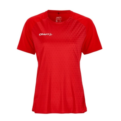 Craft Sport Shirt Extend 2.0 Graphic Jersey (100% recycled Polyester, moisture-wicking) red Ladies