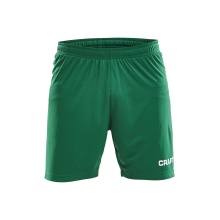 Craft Sports Shorts (Short) Squad Solid WB - with inner shorts, elastic material - green Men