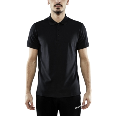 Craft Sport Polo CORE Blend (high wearing comfort) black men's