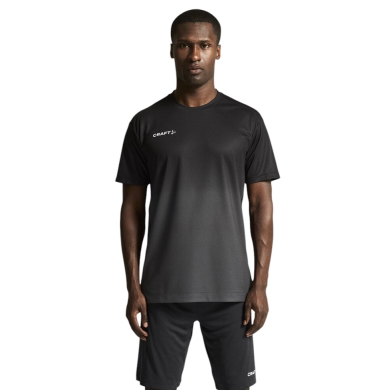 Craft Sport T-shirt Evolve 2.0 Structured Graphic Jersey (elastic material) black/granite grey men's