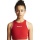 Craft Sport Bra Rush 2.0 Crop Top (recommended polyester, elastic material) red ladies