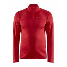 Craft Sport Long Sleeve Shirt CORE Gain (Midlayer, Half-Zip) red Men's