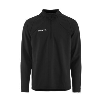 Craft Sport Long Sleeve Shirt Extend 2.0 Half Zip (modern look, very elastic material) black men's