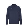 Craft Sport Long Sleeve Shirt Squad Go Halfzip (Stand-up Collar, 100% Recycled Polyester) Navy Blue Men's