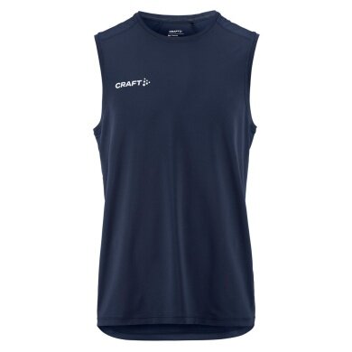 Craft Sport Tank Ability Sl Tee (Mesh Inserts, moisture-wicking) navy blue Men's
