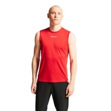 Craft Sport Tank Rush 2.0 Sleeveless Singlet (100% recycled Polyester) red Men's
