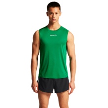 Craft Sport Tank Rush 2.0 Sleeveless Singlet (100% recycled Polyester) green Men's