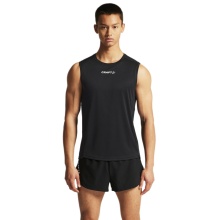 Craft Sport Tank Rush 2.0 Sleeveless Singlet (100% recycled Polyester) black Men's