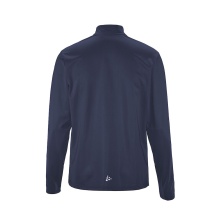 Craft Sport Training Jacket Squad Go Full Zip (Side Pockets with Zipper) Navy Blue Men's