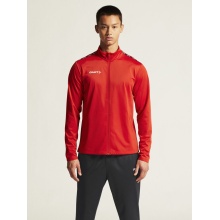 Craft Sport Training Jacket Squad Go Full Zip (Side Pockets with Zip) red Men's