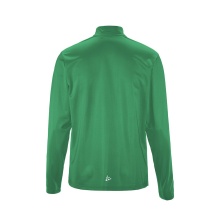 Craft Sport Training Jacket Squad Go Full Zip (Side Pockets with Zipper) Green Men's