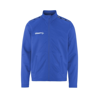 Craft Sport Training Jacket Squad Go Full Zip (Side Pockets with Zip) Cobalt Blue Kids
