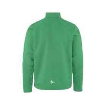 Craft Sport Training Jacket Squad Go Full Zip (Side Pockets with Zip) Green Kids