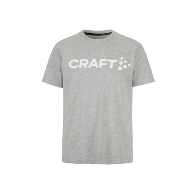 Craft Sport T-shirt Community 2.0 Tee (Logo, Cotton Blend) grey Men's