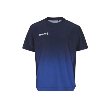 Craft Sport T-shirt Evolve 2.0 Structured Graphic Jersey (elastic material) navy blue/blue children