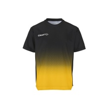 Craft Sport T-shirt Evolve 2.0 Structured Graphic Jersey (elastic material) black/yellow children