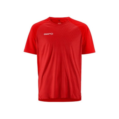 Craft Sport T-shirt Extend 2.0 Graphic Jersey (100% recycled Polyester, moisture-wicking) red Men's