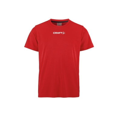 Craft Sport T-shirt Squad Go Function Tee (lightweight, quick-drying) red children