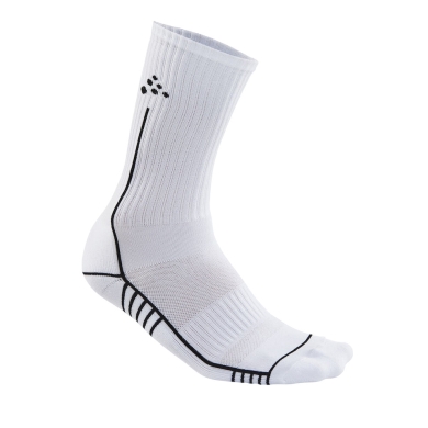 Craft Sports Socks Progress Mid (moisture transport) white - 1 pair