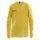 Craft Sport Long Sleeve Shirt (Jersey) Squad Solid - high elasticity, ergonomic design - yellow Kids