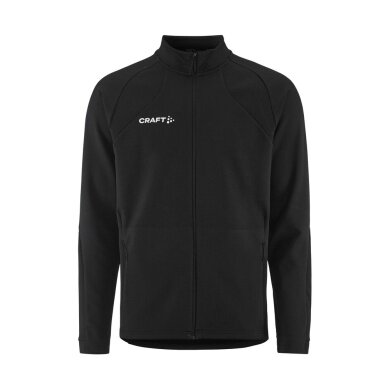 Craft Extend 2.0 Full Zip Training Jacket (modern look, very stretchy material) black men's
