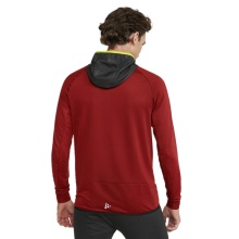 Craft Training Jacket Extend Full Zip (with zipper pockets, elastic material) burgundy Men