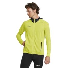 Craft Training Jacket Extend Full Zip (with zipper pockets, elastic material) yellow Men