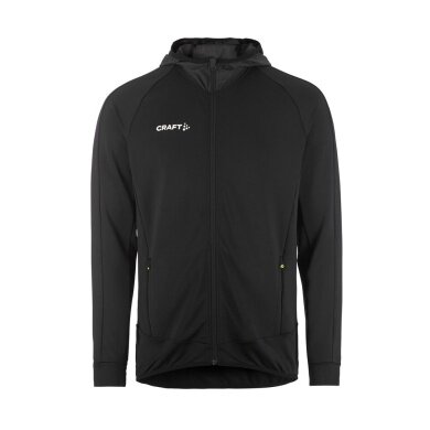 Craft Training Jacket Extend Full Zip (with zip pockets, elastic material) black men's
