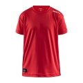 Craft Sport T-shirt Community Function (100% Polyester, quick-drying) red Kids