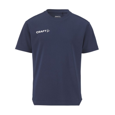 Craft Sport T-shirt Evolve 2.0 Structured Jersey (durable, lightweight) navy blue children