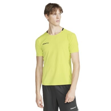 Craft Sport T-shirt Extend Jersey (rec. Polyester, Mesh inserts) yellow Men