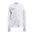 Craft Training Jacket Evolve Full Zip - durable mid-layer jacket made of stretch material - white children