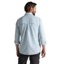 Craghoppers Long Sleeve Shirt NosiLife Adventure LS III (Chest Pocket, Lightweight) Light Blue Men's