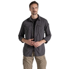 Craghoppers Long Sleeve Shirt NosiLife Adventure LS III (Chest Pocket, Lightweight) Dark Grey Men's