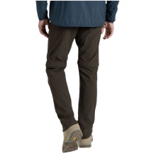 Craghoppers NosiLife Pro Conv III Zip Off Hiking Trousers (long trousers + shorts) dark brown men's
