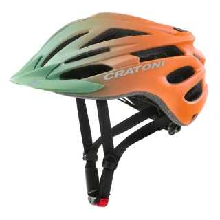 Cratoni Children's Bicycle Helmet Pacer Junior matt khaki/orange
