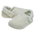 Crocs Classic Cozzzy Slippers (Faux Fur, Warm) Natural White - 1 Pair