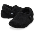 Crocs Classic Cozzzy Slippers (Faux Fur, Warm) Black Toddler - 1 Pair